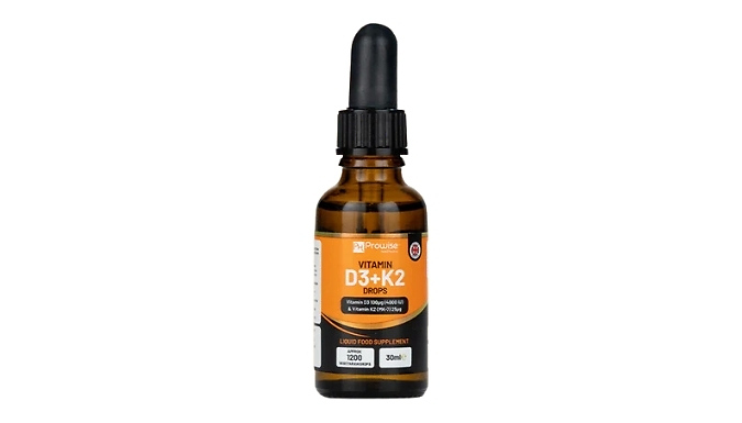 Healthy Bones & Happy Brain Vitamin D & K2 Drops - Orange Flavour!