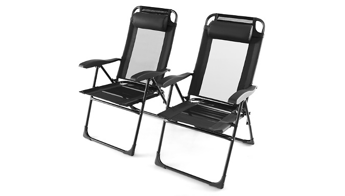 Costway Set of 2 Folding Patio Chairs