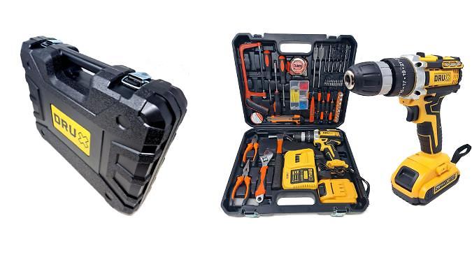 21v Cordless Combi Drill and 118-Piece Ultimate DIY Tool Kit!