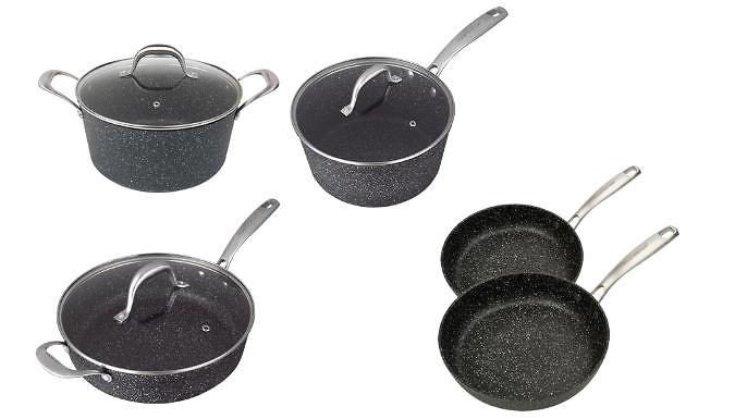 5-pack Granite Cookware Set