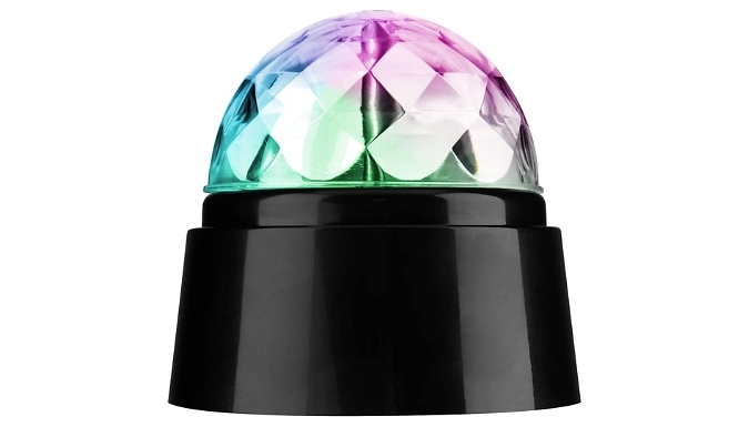 Crystal-Ball-Effect 360° Rotating Disco Light