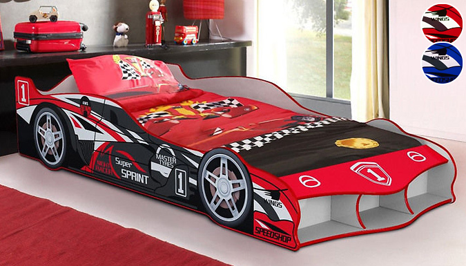 Race car bed full hot sale size