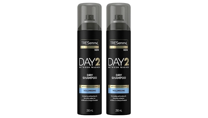 Tresemme Day 2 Volumising Dry Shampoo - 2 or 4 Pack at Go Groopie