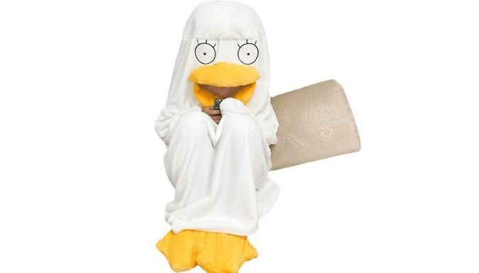 Anime Gintama Elizabeth Inspired Duck Onesie - 4 Sizes, 2 Colours