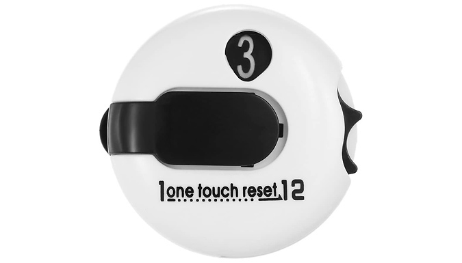 1 or 2 Glove Clip-On Golf Score Counters - 3 Colours