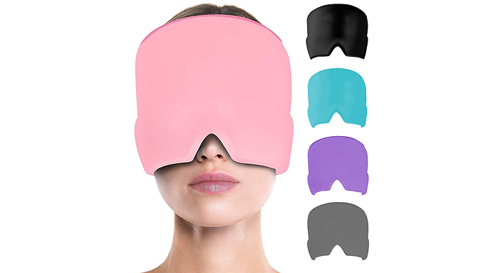 Hot or Cold Gel Eye Mask Headband - 5 Colours