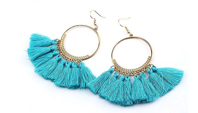 Boho Tassel Drop Earrings