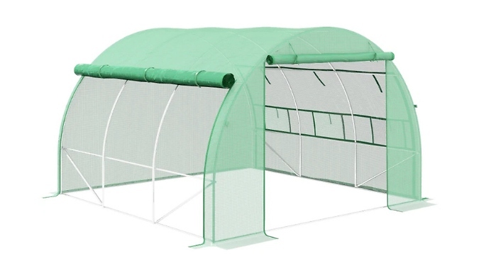 Outsunny Polytunnel Greenhouse - 2 Sizes