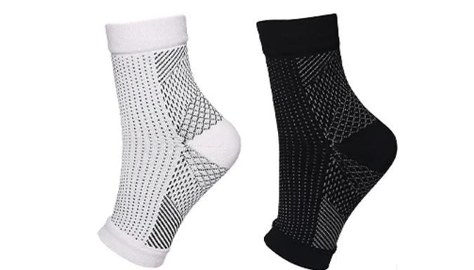 3-Pairs of Breathable Anti-Slip Ankle Socks - 2 Colours, 2 Sizes