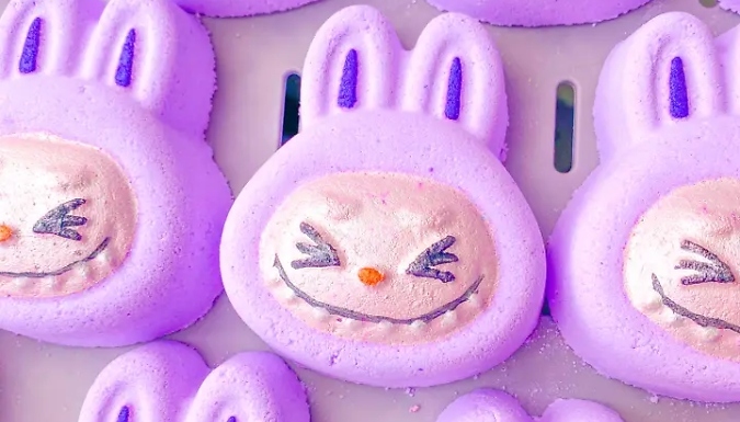 3-Pack of Purple Monster Bath Bombs