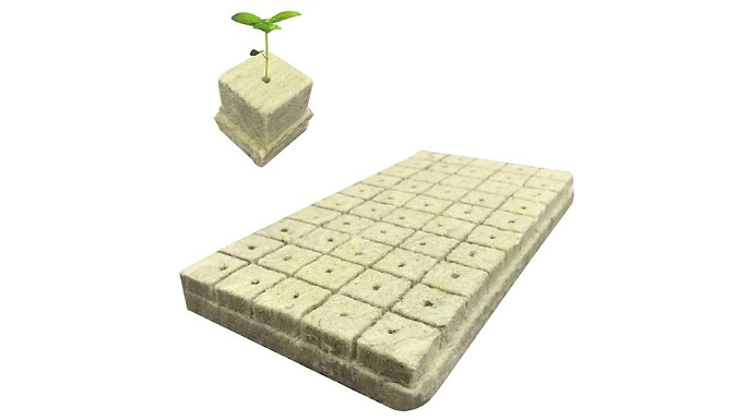 100 to 300-Pack of Seed Growing Wool Rock Cubes