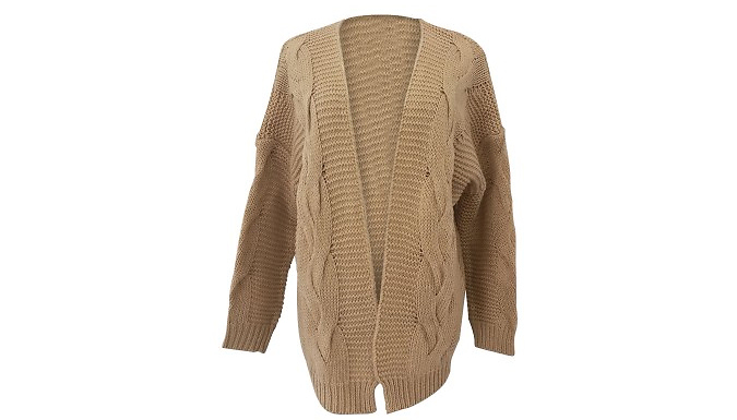 Ribbed Oversized Cardigan - 8 Colours & 4 Sizes