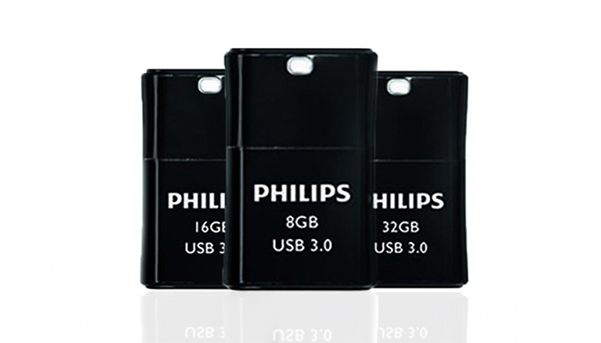 Philips Pico Edition USB 3.0 Flash Drive - 8, 16 or 32GB