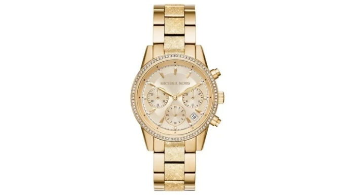 Women’s Michael Kors Gold-Tone Chronograph Watch