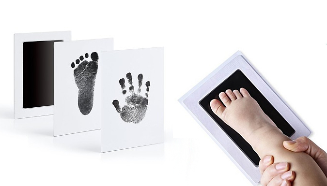 Inkless Baby Footprint & Handprint Keepsake Print