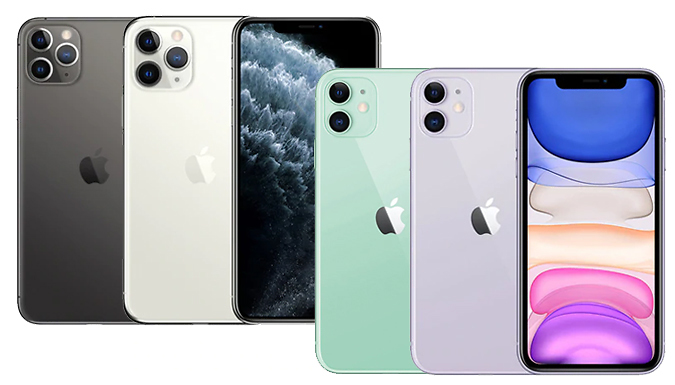 Apple iPhone 11 or 11 Pro 64GB - 9 Options