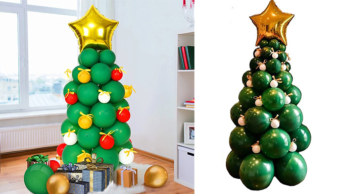 Miyu Trading Christmas Tree and Balloons Arch Kit - 4 Options