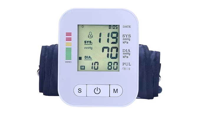 Alivio 4-in-1 Blood Pressure Monitor - with LCD Display + Voice Function