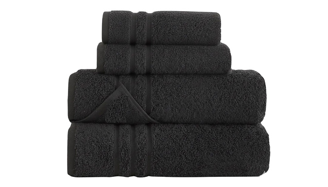 4-Piece Cotton Towel Bale Set - 9 Colours!