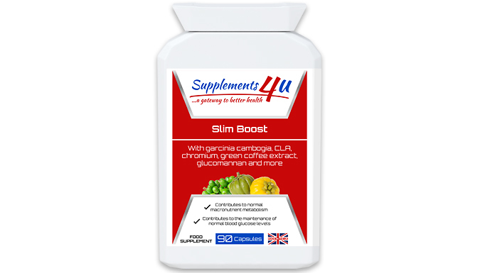 90-Pack of 'Slim Boost' Food Supplement Capsules - 45-Day Supply