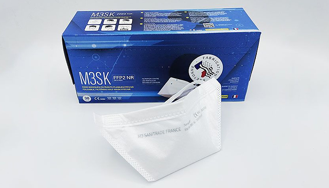 30-Pack of Disposable FFP2 Masks