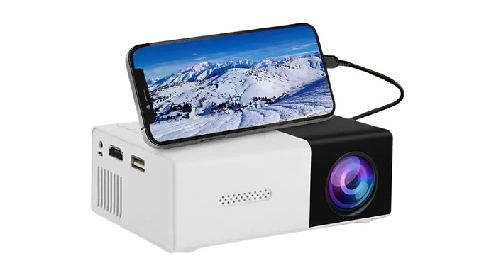 Mini HD At Home LED Projector - 5 Colours