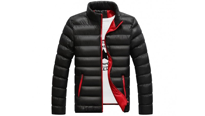 Men's Casual Warm Padded Jacket - 4 Colours & 7 Sizes