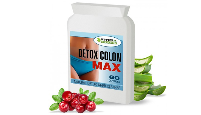 Detox Max Colon Cleanse Capsules - 1, 2, 3 or 4-Month Supply