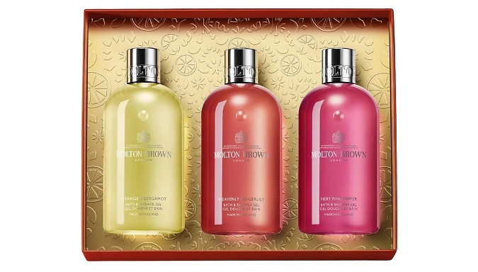 Molton Brown Floral & Spicy Body Care Gift Set - 300ml Bottles!