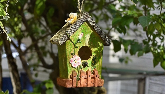 Hanging Outdoor Decorative Birdhouse - 4 Designs!