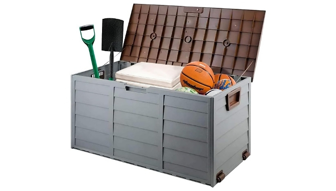 280L Heavy Duty Waterproof Outdoor Storage Box - 2 Colours