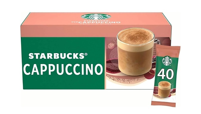 Starbucks Cappuccino Instant Coffee Sachets - 40 Pack!