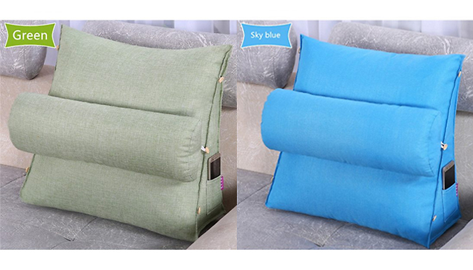 Adjustable Wedge Lounger Cushion - 14 Colours