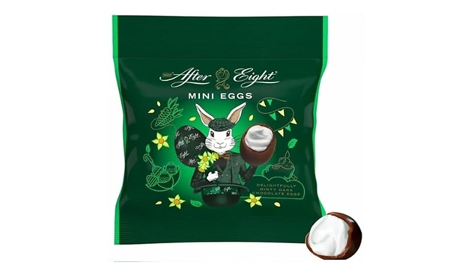 6-Pack After Eight Dark Mint Chocolate Mini Easter Eggs at Go Groopie