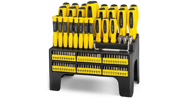 100pc Screwdriver Set with Storage Stand