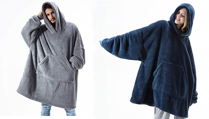 Oversized Sherpa Hoodie - 6 Colours from Go Groopie