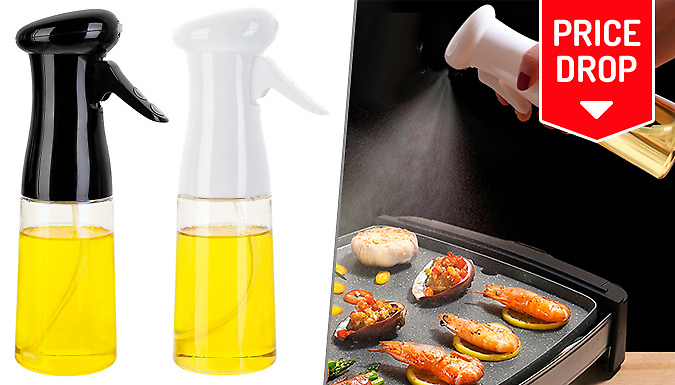 Justgiftdirect 210ml Oil Mist Spray Bottle - 2 Colours