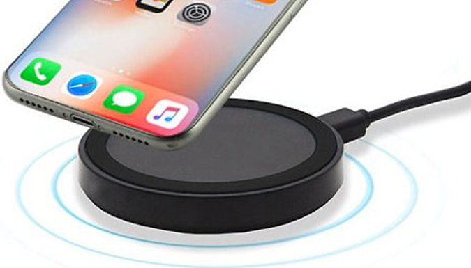 Wireless Universal Induction Phone Charger With Receiver - Compatible With Apple & Android!