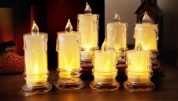 LED Flameless Warm Candle Sticks - 3 Sizes