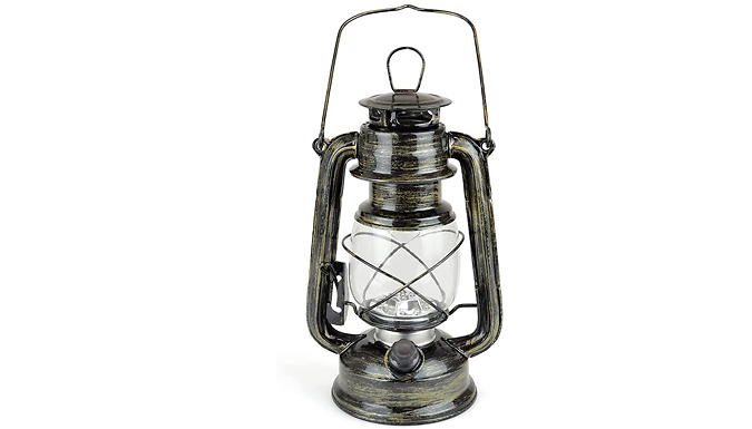 15 LED Vintage Style Hanging Garden Lantern