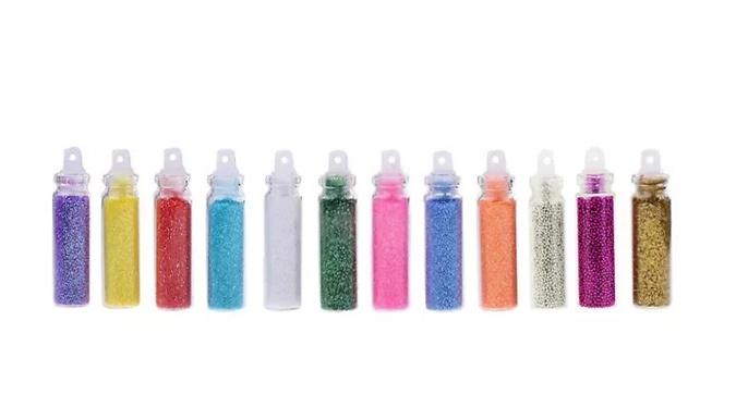 Glamza 12 Mini Glitter Bottles