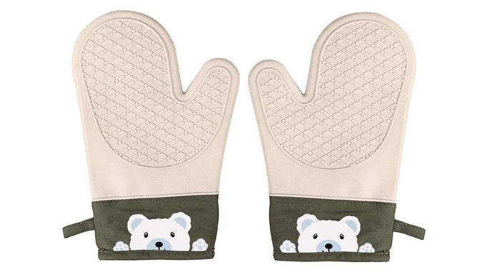 Thickened Silicone Heat-Resistant Gloves - 3 Colours