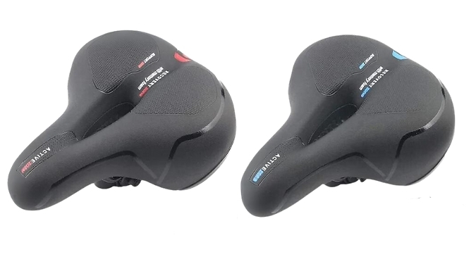 Comfortable Breathable Gel Bicycle Seat - 2 Colours