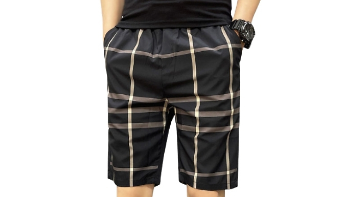 Men's Plaid Summer Shorts - 4 Designs, 5 Sizes!