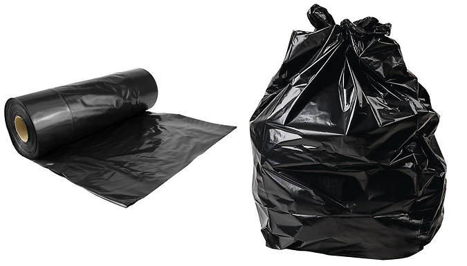 Extra-Strong 50L Bin Bags - 200 or 400 Bags