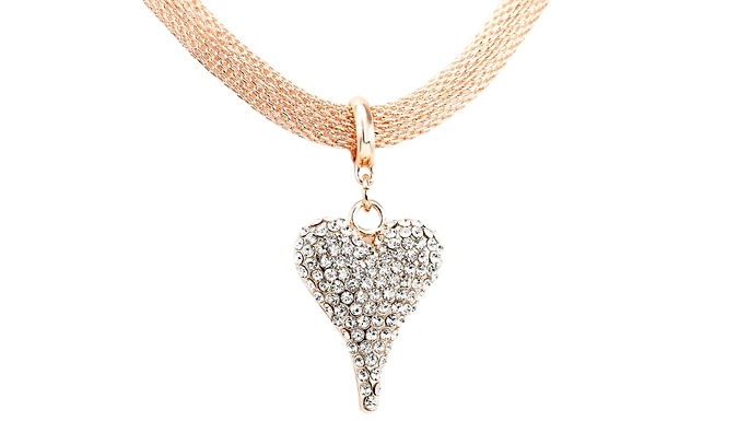 Artemis Necklace Encrusted with Swarovski Crystals - 2 Gift Set Options