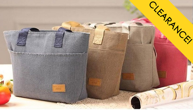 Marcus Emporium Thermal Canvas Lunch Bags - 4 Colours