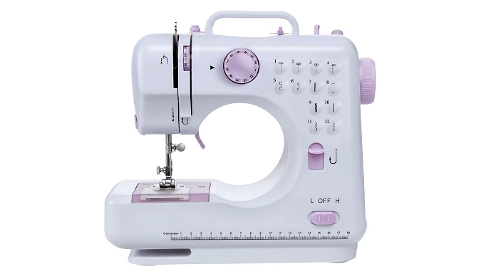 Electric Sewing Machine - With 12 Built-In Stitch Patterns!