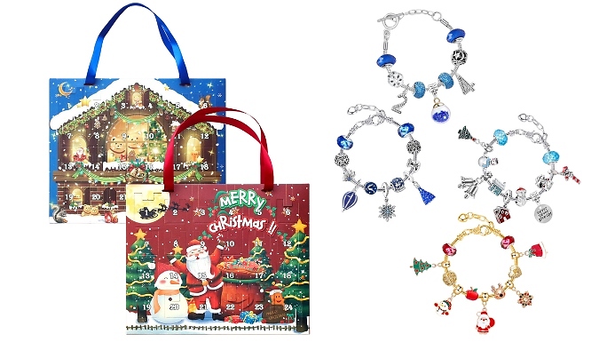 Christmas Charm Bracelet Advent Calendar - 2 Options