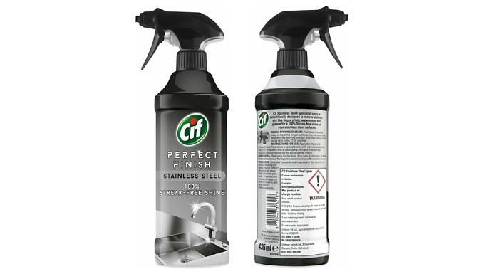 CIF Perfect Finish Stainless Steel Spray 435ml - 2, 6 or 12-Pack!
